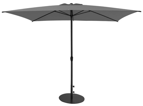 Ombrellone da Giardino 2x3 m Palo Ø38 mm Lyon Grigio