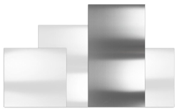 Tagliere Spianatoia per Alimenti 100x55 cm in Acciaio Inox Alimentare Lisa Luxury Plan