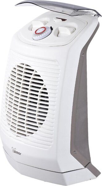 Bimar Termoconvettore Stufa elettrica per Riscaldamento Potenza 2000 Watt colore Grigio / Bianco - HF 201