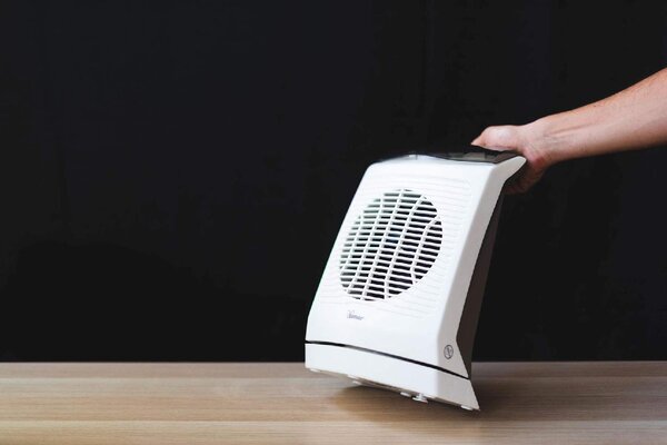 Bimar Termoconvettore Stufa elettrica per Riscaldamento Potenza 2000 Watt colore Grigio / Bianco - HF 201