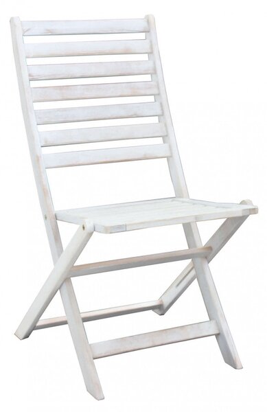Sedia Serena 46x57x91 h cm in Legno Bianco