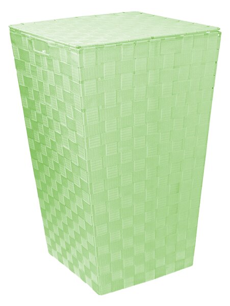 Cesto Portabiancheria in poliestere verde chiaro rettangolare cm 40x30xh53