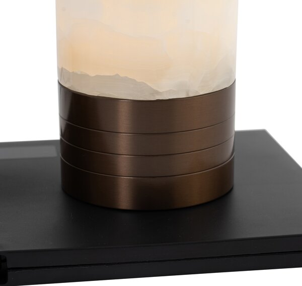 Set di 2 lampade da tavolo bronzo scuro RGBW ricaricabili - Alessia