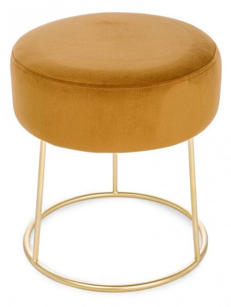 Pouf Clarissa Inca D35 in Tessuto effetto Velluto