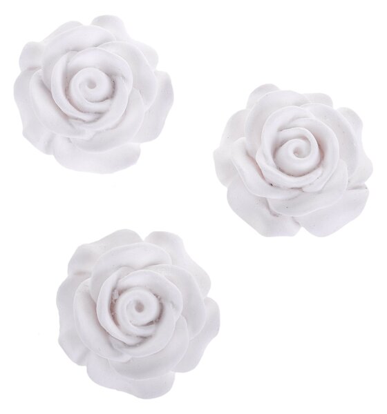 Set 120 Gessetti 2,5x3 cm a Forma di Rose