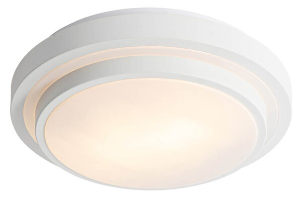 Plafoniera moderna bianca 35 cm IP44 - Walden