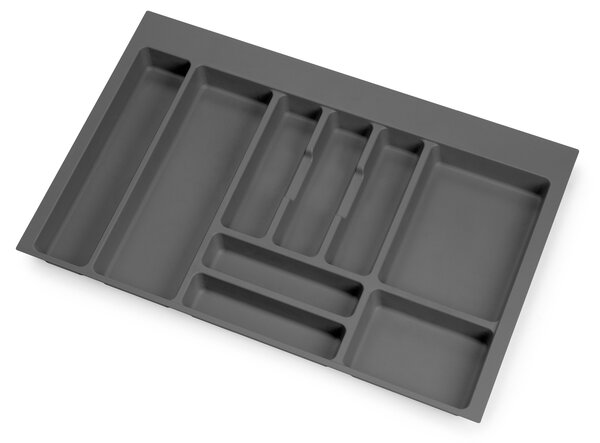 Portaposate Optima Vertex/Concept 500mm Plastica Grigio Antracite Emuca