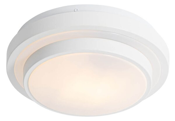 Plafoniera moderna bianca 25 cm IP44 - Walden