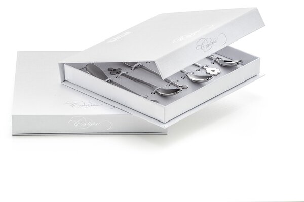 Set di Cucchiaini Espresso 6 Pezzi in Acciaio Eme Cadeau