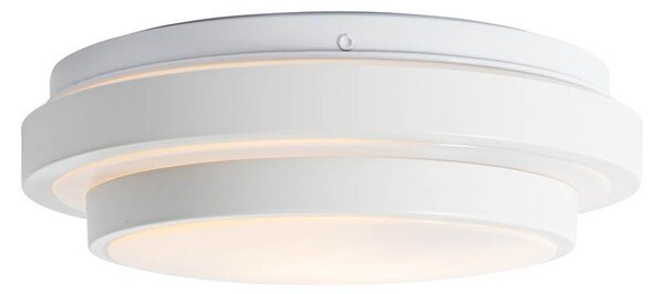 Plafoniera moderna bianca 25 cm IP44 - Walden