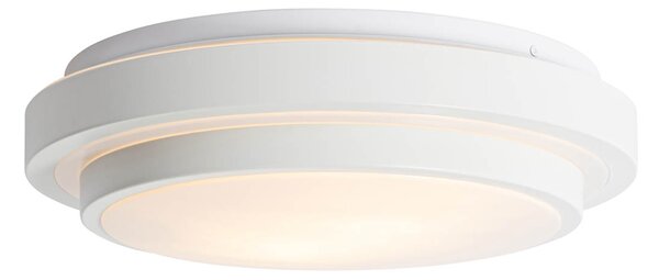 Plafoniera moderna bianca 35 cm IP44 - Walden