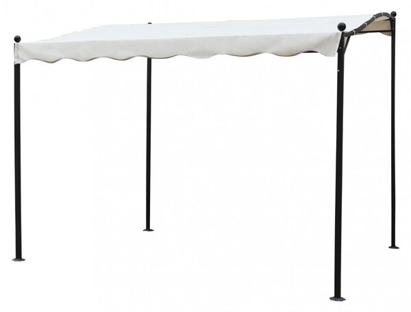 Gazebo Pergola 3x2,5 m in Acciaio Antracite