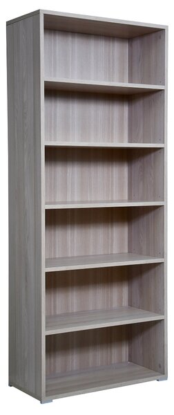 Libreria 6 Ripiani 72,3x34,1x177,1 cm in Truciolare Nobilitato Olmo