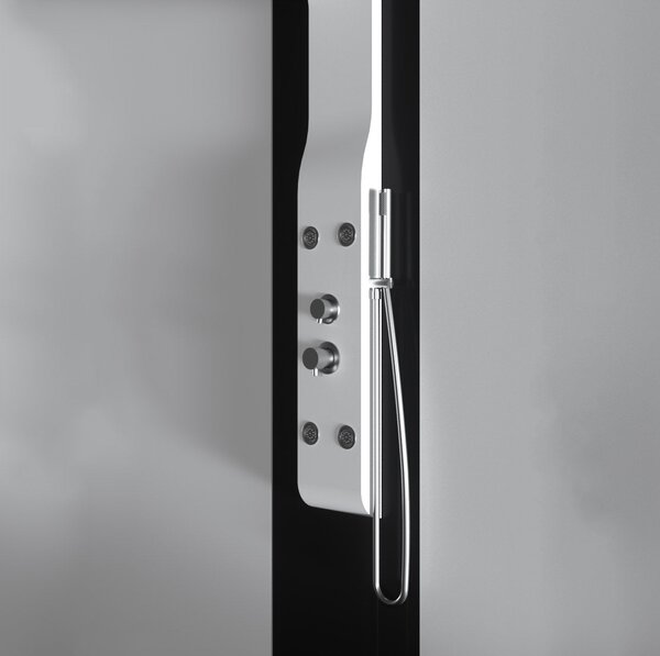 Colonna Doccia Idromassaggio in ABS Relax Bianco Opaco