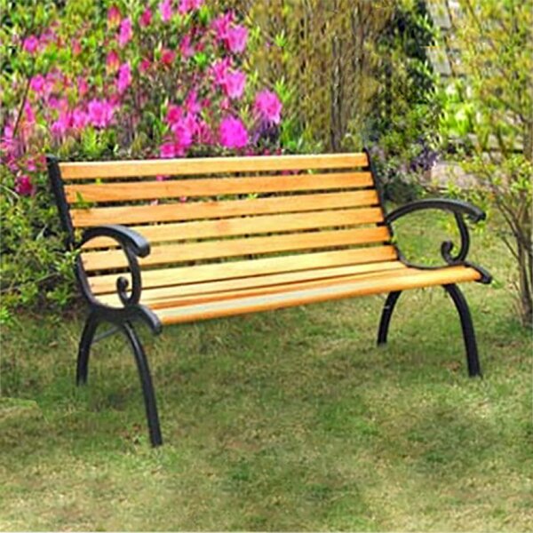 Panca Ghisa Real 126x60x77 h cm in Legno Antracite