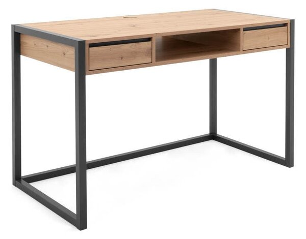 Scrivania 120x60x75 cm Denver 30 quercia antracite
