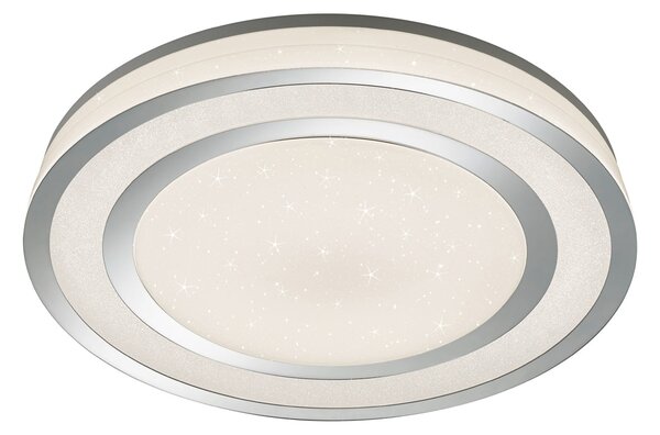 Plafoniera da Interno a LED in Plastica Cromo