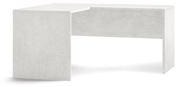 Scrivania da Ufficio Angolare Sinistra 160x76x150 cm Ossido Bianco