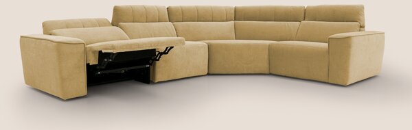 Clark Divano modulare angolare REVERSIBILE con opzione relax elettrico