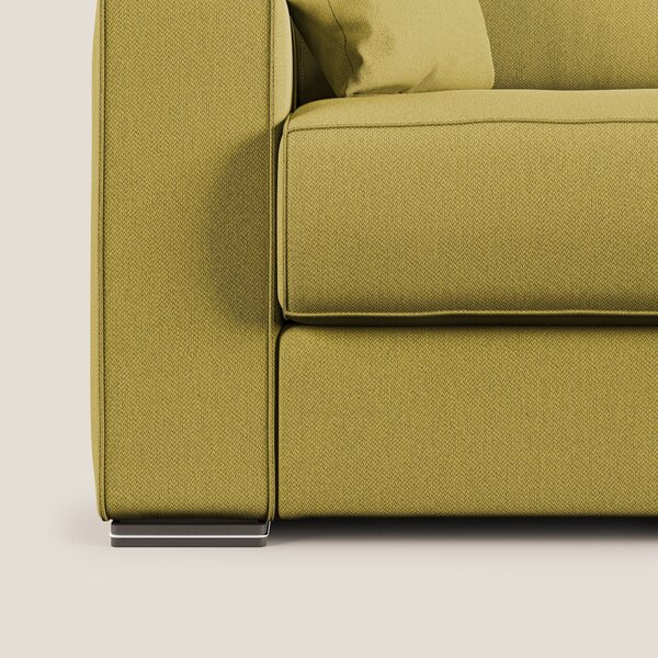 Dream Divano letto angolare in tessuto smacchiabile T05 giallo