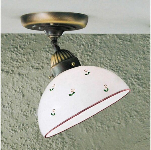 Kolarz 731.10.69 - Lampadario a plafone NONNA 1xE27/75W/230V diametro 20 cm rosso
