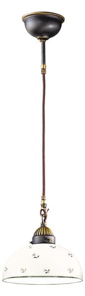 Kolarz 731.30.20 - Lampadario a sospensione con filo NONNA 1xE27/75W/230V diametro 20 cm verde