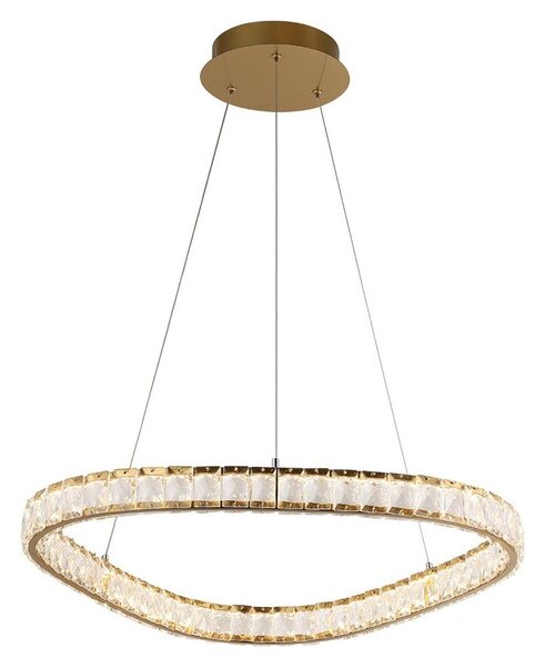 LUXERA 46151 - Lampadario sospeso con cavo MIST LED/43W/230V 4000K dorato