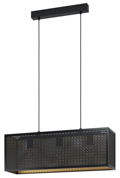 Eglo 43559 - Lampadario su corda SALLICANO 3xE27/40W/230V