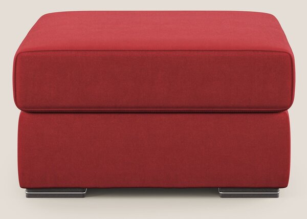 Sun pouf apribile contenitore in microfibra smacchiabile T11 rosso