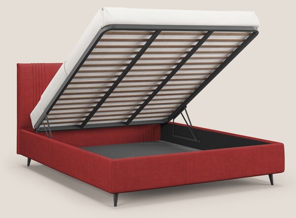 Yvonne letto contenitore in morbido tessuto impermeabile T02 rosso