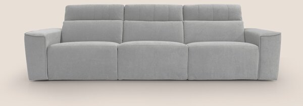 Clark Divano modulare 3 sedute con opzione relax elettrico in tessuto
