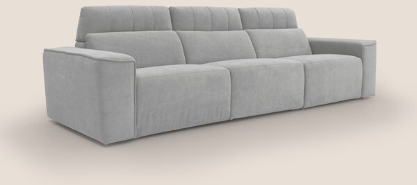 Clark Divano modulare 3 sedute con opzione relax elettrico in tessuto