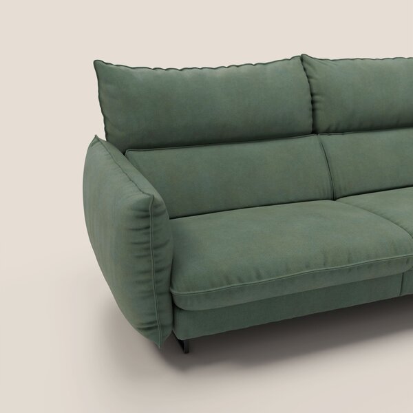 Monamour Divano dal design moderno con opzione relax elettrico in micr