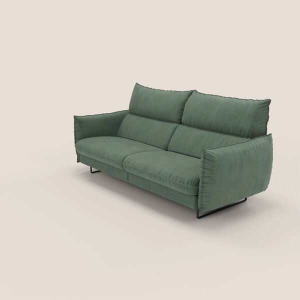 Monamour Divano dal design moderno con opzione relax elettrico in micr