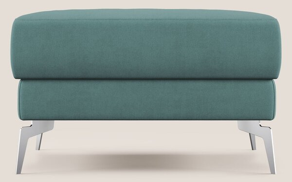 Star Pouf con piedini alti in tessuto impermeabile T02 petrolio