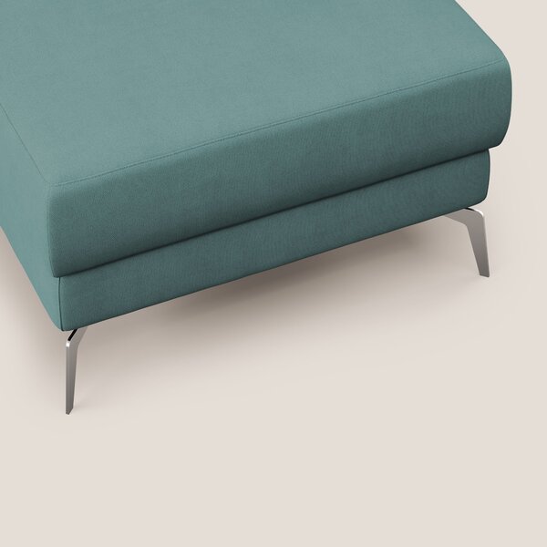 Star Pouf con piedini alti in tessuto impermeabile T02 petrolio