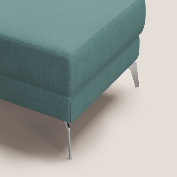 Star Pouf con piedini alti in tessuto impermeabile T02 petrolio