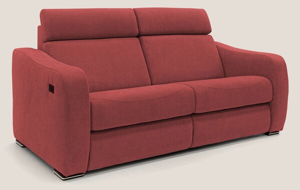Gummy Divano con meccanismo relax elettrico rosso