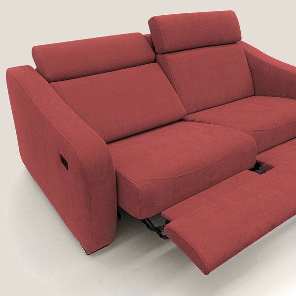 Gummy Divano con meccanismo relax elettrico rosso