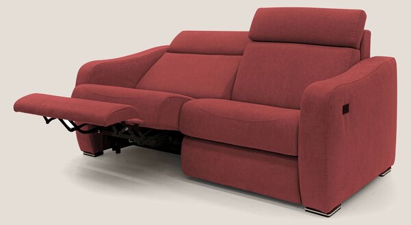 Gummy Divano con meccanismo relax elettrico rosso