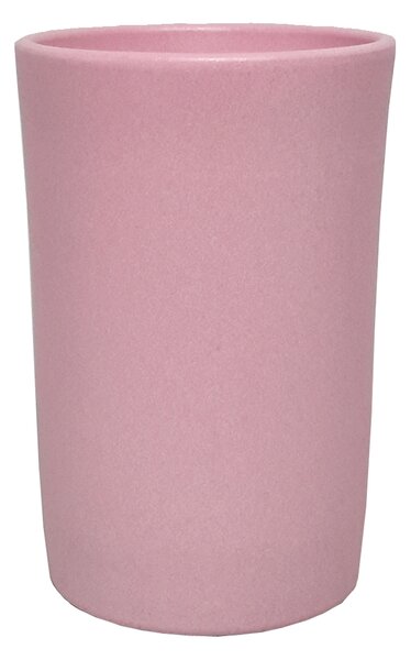 Vaso Orchidea Noemi in ceramica colore rosa H 19 cm, Ø 13 cm