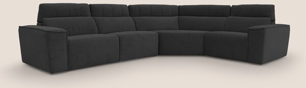 Clark Divano modulare angolare REVERSIBILE con opzione relax elettrico