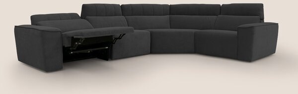 Clark Divano modulare angolare REVERSIBILE con opzione relax elettrico