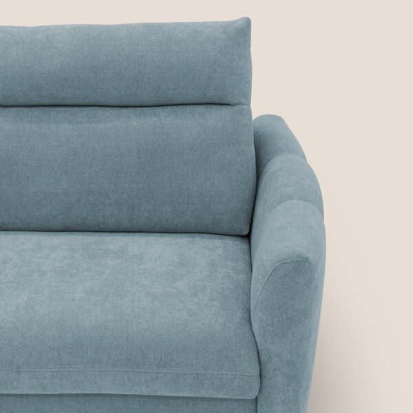 Peonia divano letto scandinavo con materasso H18 cm e morbido e alto s