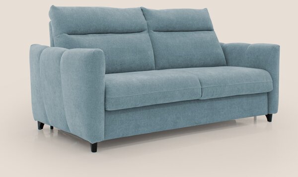 Peonia divano letto scandinavo con materasso H18 cm e morbido e alto s