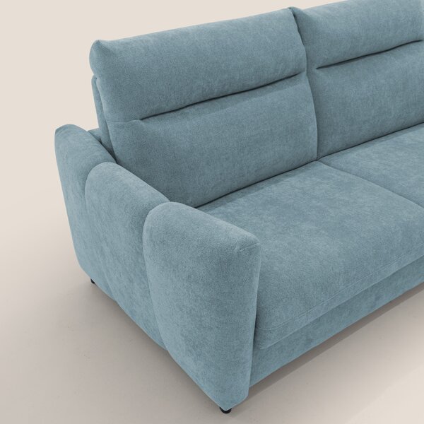 Peonia divano letto scandinavo con materasso H18 cm e morbido e alto s