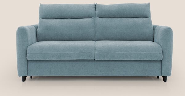 Peonia divano letto scandinavo con materasso H18 cm e morbido e alto s