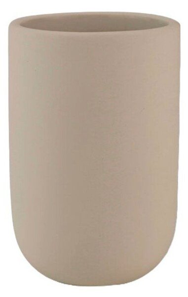 Tazza in ceramica color crema per spazzolini da denti Lotus - Mette Ditmer Denmark