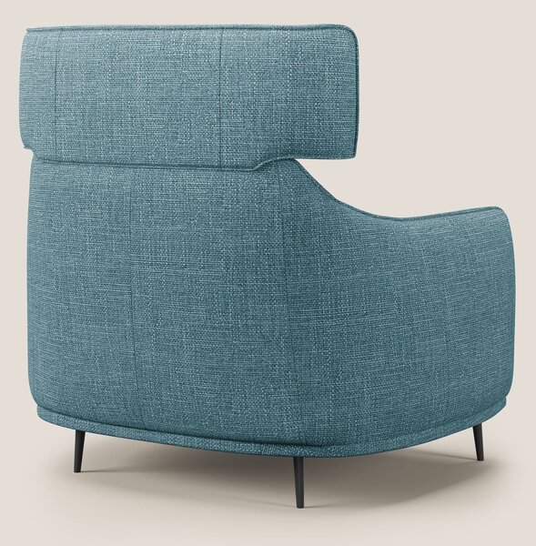 Zelda Poltroncina dal design moderno in morbido tessuto impermeabile T
