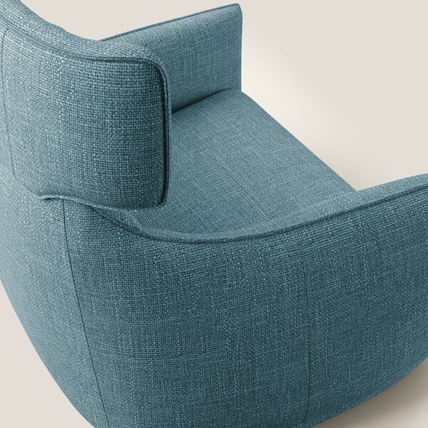 Zelda Poltroncina dal design moderno in morbido tessuto impermeabile T
